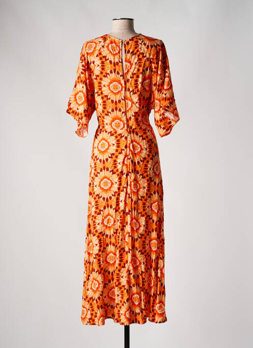 Robe longue orange C'EST BEAU LA VIE femme