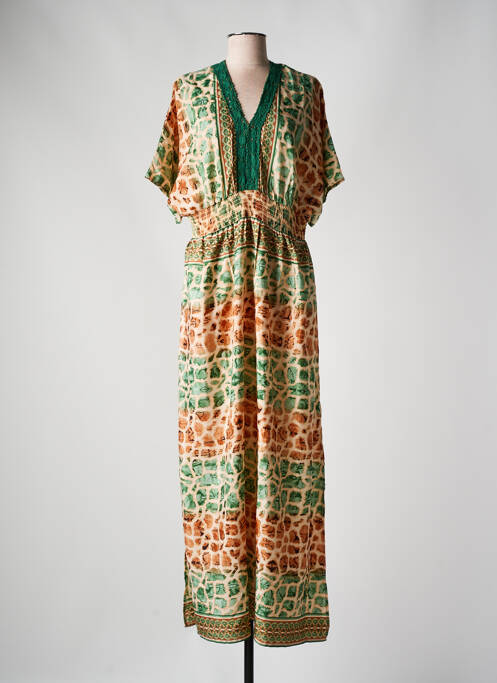 Robe longue vert AN' GE pour femme