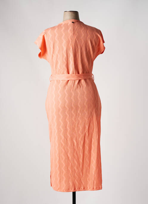 Robe mi-longue orange GARCIA pour femme