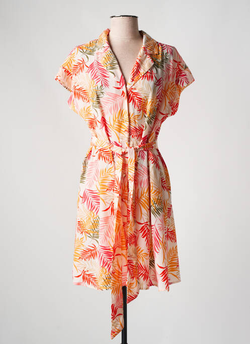 Robe mi-longue orange ONLY pour femme