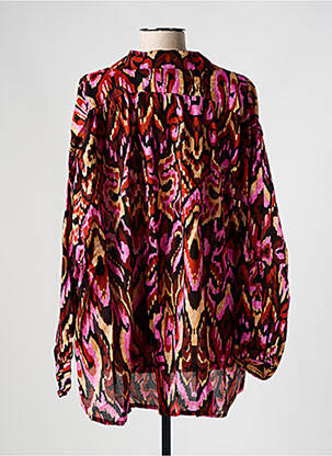 Chemisier imprimé fantaisie manches longues rose MOLLY BRACKEN femme