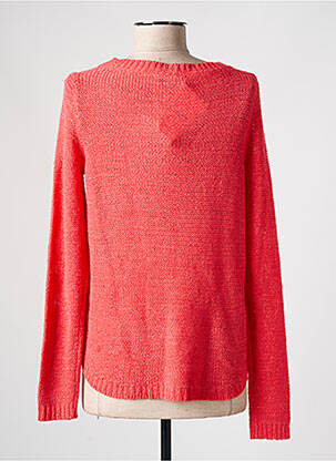 Pull col rond manches longues rose ONLY femme