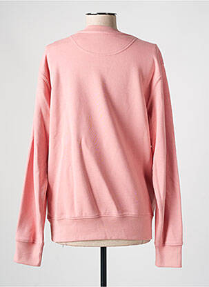 Sweat-shirt sérigraphie manches longues rose RAOUL ET MARCELLE femme