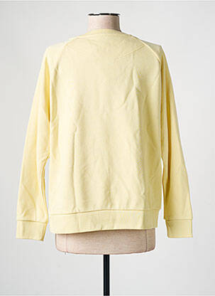 Sweat-shirt sérigraphie manches longues jaune RAOUL ET MARCELLE femme