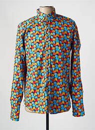 Chemise manches longues imprimé fantaisie bleu THE SURFCAR homme