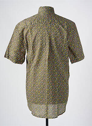 Chemise manches courtes imprimé fantaisie vert BANDE ORIGINALE homme