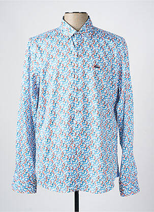 Chemise manches longues imprimé fantaisie bleu THE SURFCAR homme