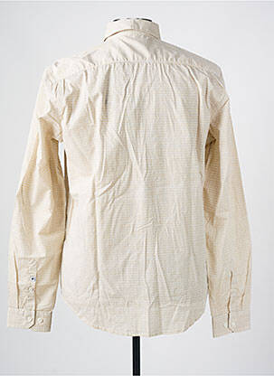 Chemise manches longues imprimé fantaisie beige GARCIA homme
