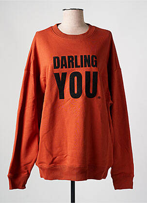 Sweat-shirt orange RAOUL ET MARCELLE pour femme