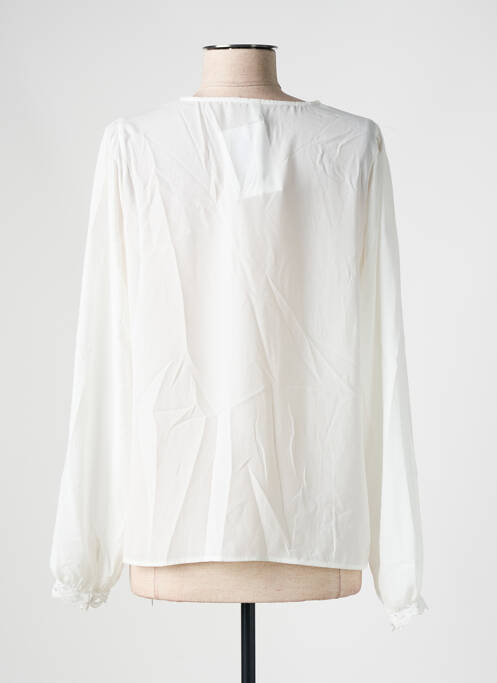 Blouse manches longues manches longues blanc ONLY femme