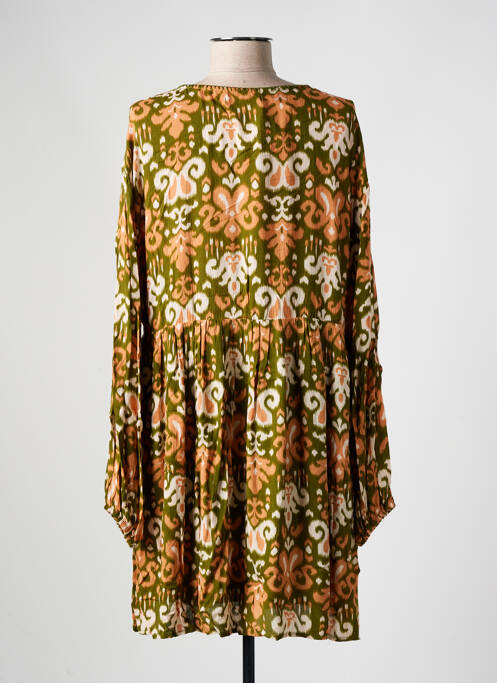 Robe courte vert EMILIE.K pour femme