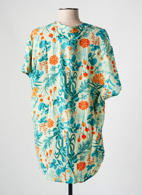 Top bleu BLUTSGESCHWISTER pour femme