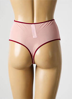 Tanga stretch rose PASSIONATA femme