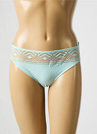 Culotte tissage satiné bleu PASSIONATA femme