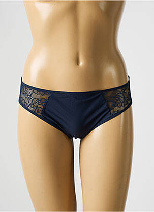 Culotte tissage satiné bleu PASSIONATA femme