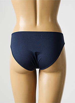 Culotte effet matière satinée bleu PASSIONATA femme