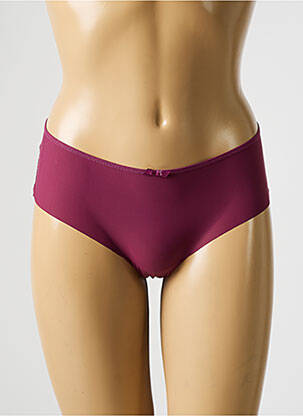 Shorty tissage satiné violet PASSIONATA femme