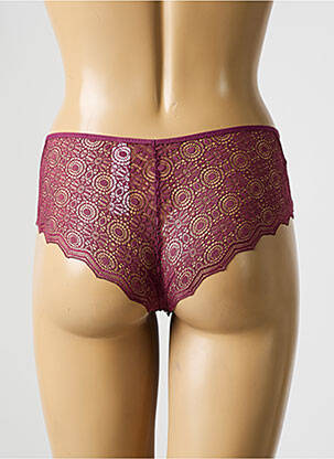 Shorty tissage satiné violet PASSIONATA femme