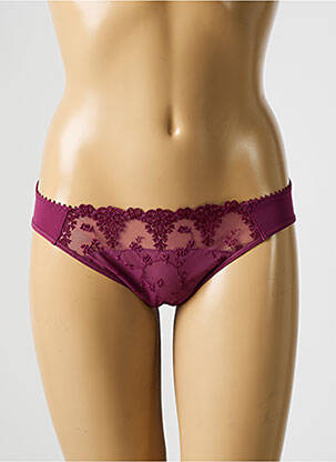 Culotte tissage satiné violet PASSIONATA femme