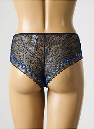 Shorty tissage satiné bleu PASSIONATA femme