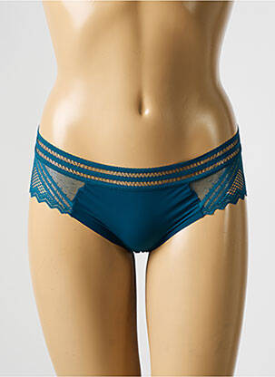Culotte tissage satiné vert PASSIONATA femme