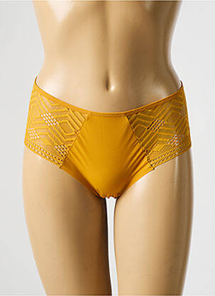 Culotte stretch jaune PASSIONATA femme