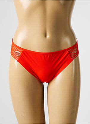 Culotte tissage satiné orange PASSIONATA femme