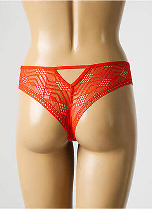 Culotte tissage satiné orange PASSIONATA femme