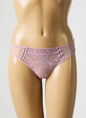 Tanga rose PASSIONATA pour femme