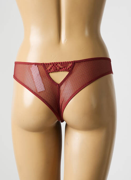 Tanga marron PASSIONATA pour femme