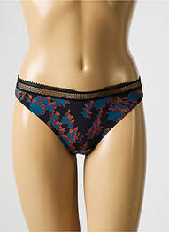 Tanga stretch noir PASSIONATA femme