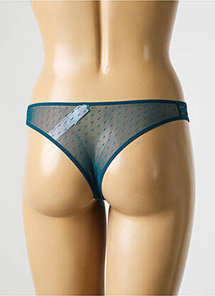 Tanga stretch vert PASSIONATA femme