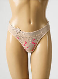 String tissage tulle beige PASSIONATA femme