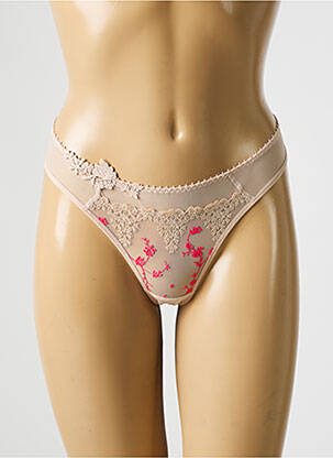 String tissage tulle beige PASSIONATA femme