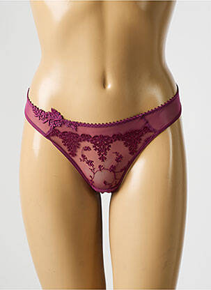 String tissage tulle violet PASSIONATA femme