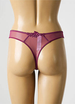 String tissage tulle violet PASSIONATA femme