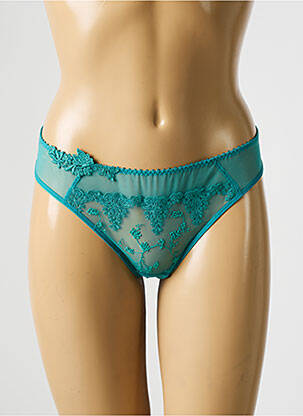 String tissage tulle vert PASSIONATA femme