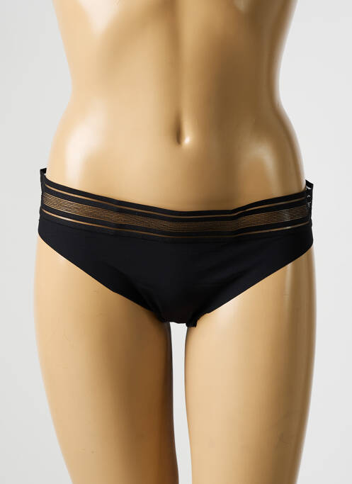 Tanga noir PASSIONATA pour femme