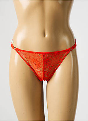 String tissage dentelle orange PASSIONATA femme
