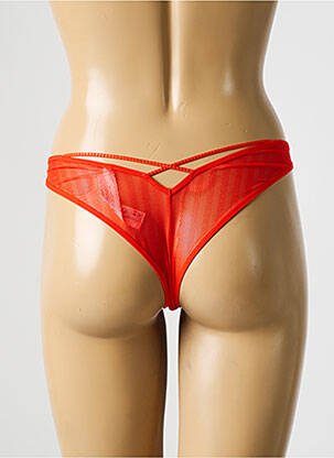 String tissage dentelle orange PASSIONATA femme