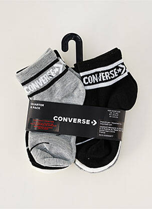 Chaussettes stretch noir CONVERSE garçon