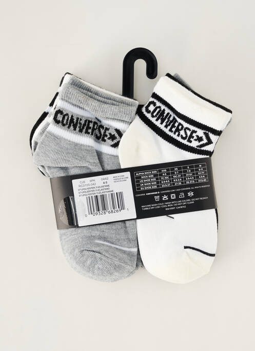 Chaussettes noir CONVERSE pour garçon