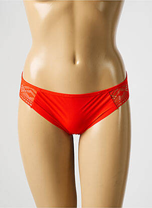 Culotte tissage satiné orange PASSIONATA femme