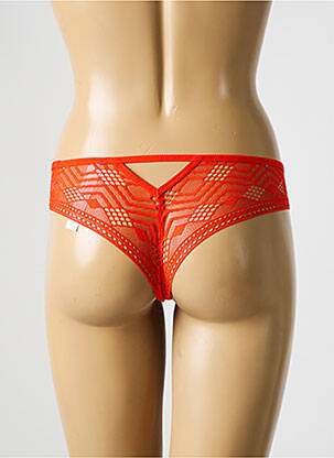 Culotte tissage satiné orange PASSIONATA femme