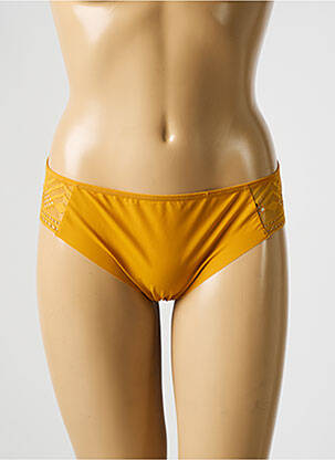 Culotte tissage satiné jaune PASSIONATA femme