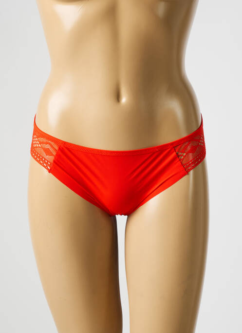 Culotte tissage satiné orange PASSIONATA femme