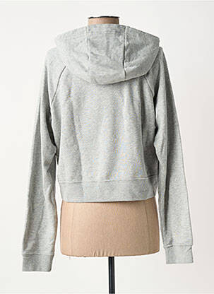 Sweat-shirt à capuche stretch manches longues gris NIKE femme