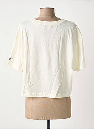 T-shirt sérigraphie manches courtes beige NIKE femme
