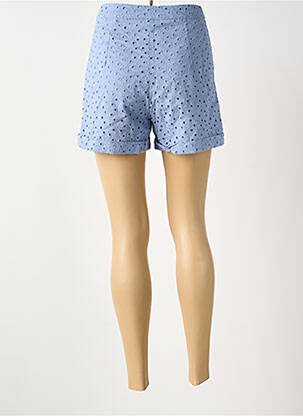 Short fermeture zippée sous rabat boutonné taille normale bleu GRACE & MILA femme