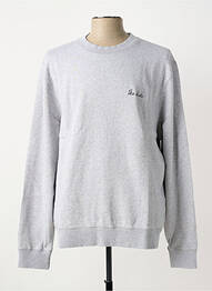 Sweat-shirt stretch manches longues gris MAISON LABICHE homme